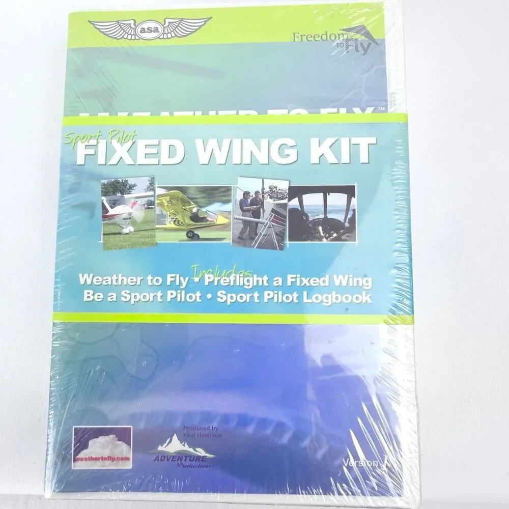 asa Fixed Wing Kit with DVDs and Log Book New